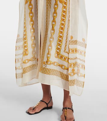Caftano Barocco in chiffon | Versace
