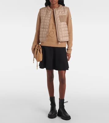 Piumino in misto cotone senza maniche | Moncler