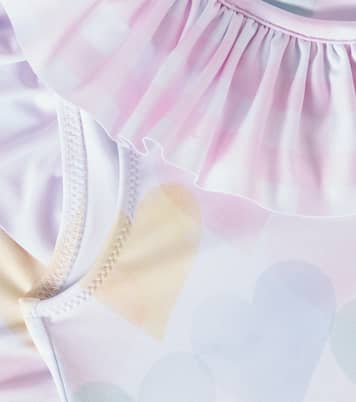 Bow-detail printed swimsuit | Patachou