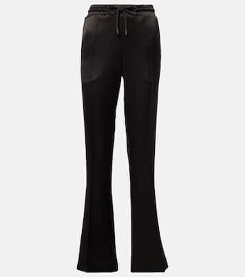Pantaloni flared in raso a vita media | JW Anderson