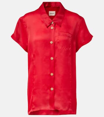 Camicia Keefe in organza di seta | Khaite