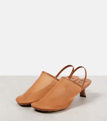 Mules slingback Petal in mesh | Loewe