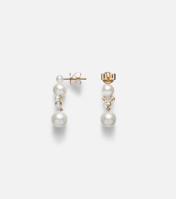 Orecchini in oro 14 carati con perle d'acqua dolce | Sophie Bille Brahe