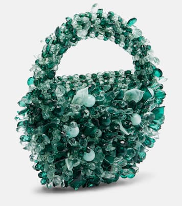 Sirena beaded tote bag | Clio Peppiatt