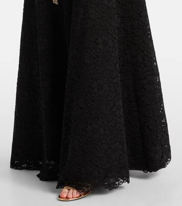 Hallis embellished lace gown | Costarellos