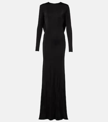Roisin draped open-back gown | The New Arrivals Ilkyaz Ozel