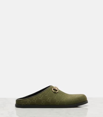 New Sol GG canvas clogs | Gucci
