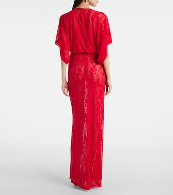 Obie lace gown | Norma Kamali