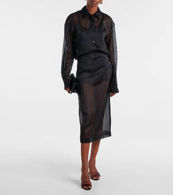 Pantoletten Muluka 70 aus Leder | Manolo Blahnik
