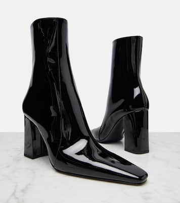 Rainer 90 patent leather ankle boots | Saint Laurent