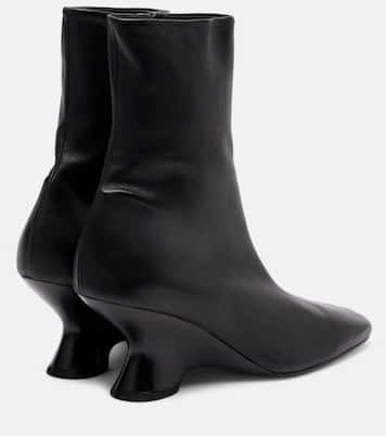 Ankle Boots 75 aus Leder | Dries Van Noten