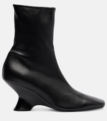 Ankle Boots 75 aus Leder | Dries Van Noten