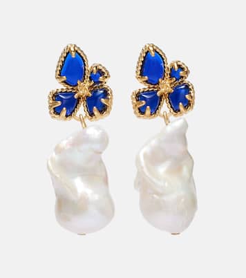 Bloom Baroque pearl drop earrings | Zimmermann