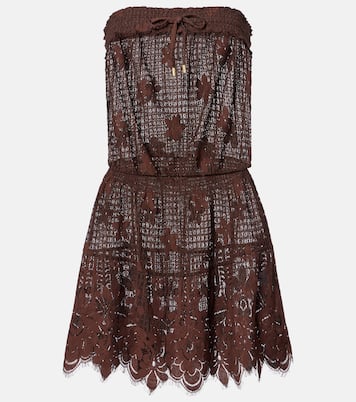 Isla cotton-blend lace minidress | Melissa Odabash