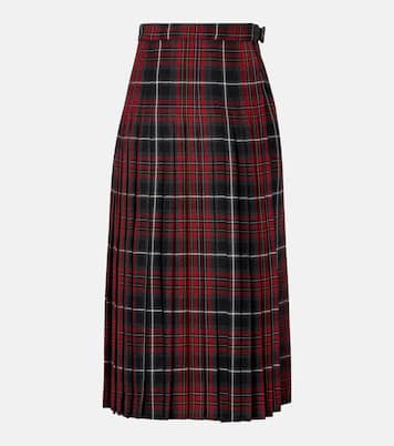 Pleated plaid twill kilt | Burberry