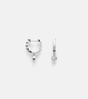 Boucles d'oreilles Melrose en or blanc 18 ct et diamants | Anita Ko