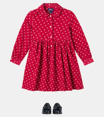 Floral cotton corduroy dress | Polo Ralph Lauren Kids