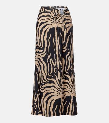 Nuevo Destino printed midi skirt | Johanna Ortiz