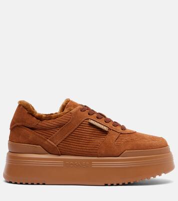 Plateau-Sneakers New York aus Veloursleder | Bogner