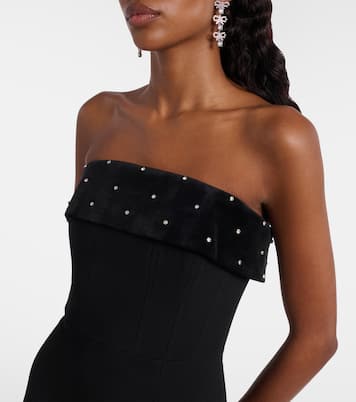Vestido corto adornado  | Rebecca Vallance