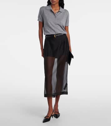 Mary-Jane-Pumps Double-T aus Leder | Tory Burch