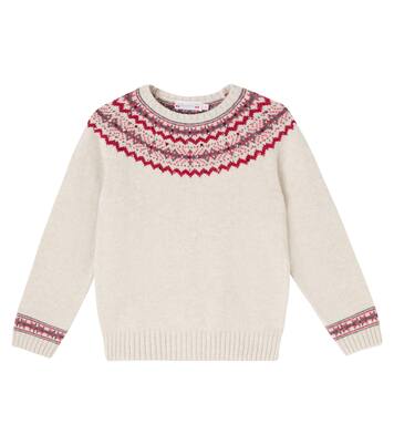 Jamon fair isle wool-blend sweater | Bonpoint