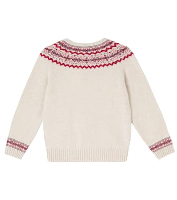 Jamon fair isle wool-blend sweater | Bonpoint