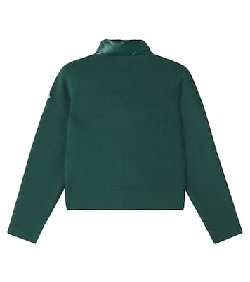 Down-paneled cotton jacket | Moncler Enfant