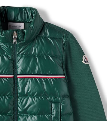Down-paneled cotton jacket | Moncler Enfant