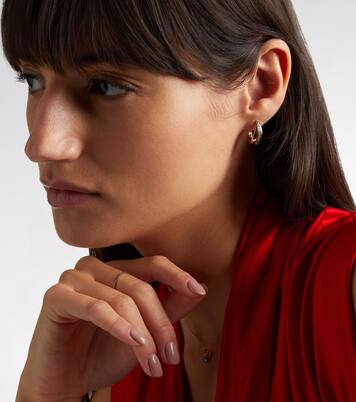 The Night Call 10kt gold earrings with diamonds | Stone and Strand