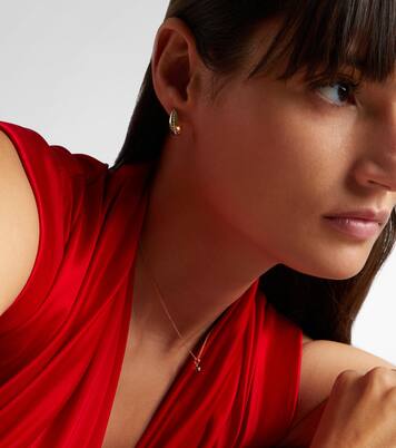 The Night Call 10kt gold earrings with diamonds | Stone and Strand