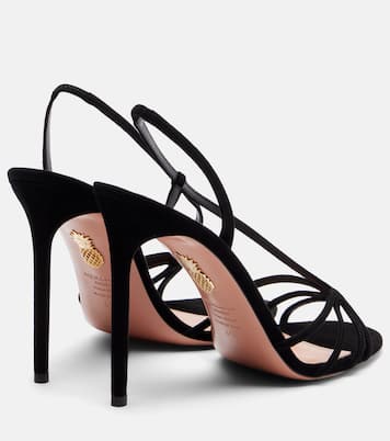 Sandales Talk To Me 105 en daim | Aquazzura