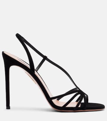Sandales Talk To Me 105 en daim | Aquazzura