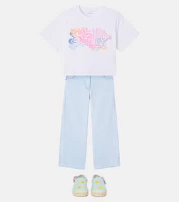 Logo cotton jersey T-shirt | Stella McCartney Kids