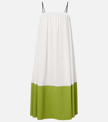 Robe midi Saria White Label en crêpe | Proenza Schouler