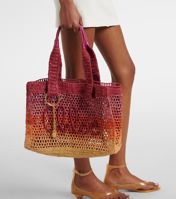 Summer Banana Medium raffia tote bag | Chloé