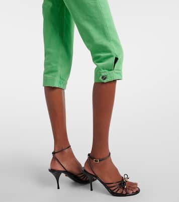 High-rise capri jeans | Versace