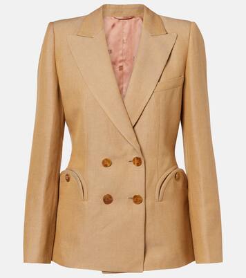 Renegade Charmer linen-blend blazer | Blazé Milano