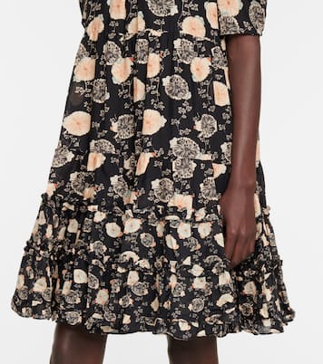 Cassian floral cotton-blend minidress | Ulla Johnson