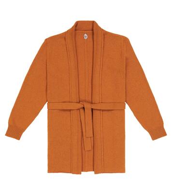 Cardigan Huey in cashmere con cintura | The Row Kids