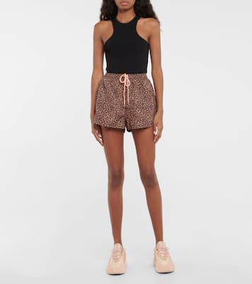 Short Rococo Efrem à taille haute et motif léopard | The Upside