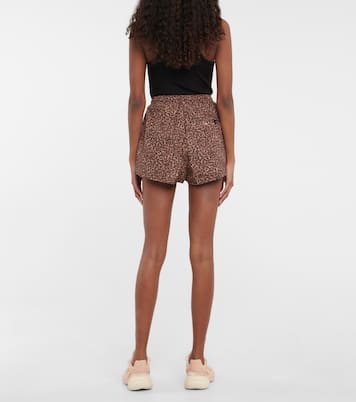 Short Rococo Efrem à taille haute et motif léopard | The Upside