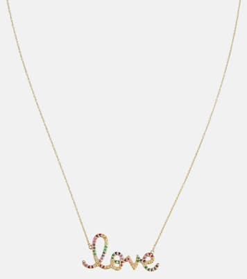 Collier Love en or 14 ct et saphirs | Sydney Evan