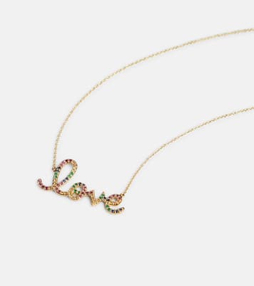 Collier Love en or 14 ct et saphirs | Sydney Evan