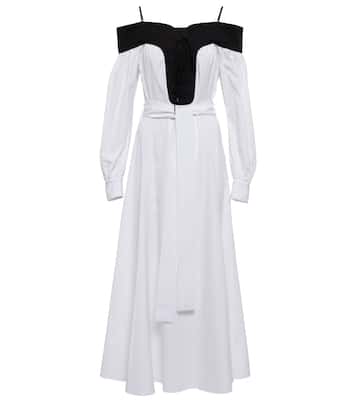 Elias off-shoulder cotton midi dress | Gabriela Hearst