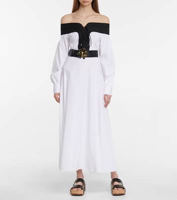 Elias off-shoulder cotton midi dress | Gabriela Hearst