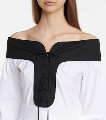 Elias off-shoulder cotton midi dress | Gabriela Hearst
