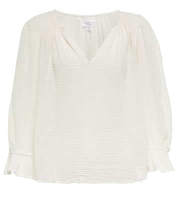 Dita cotton gauze blouse | Velvet