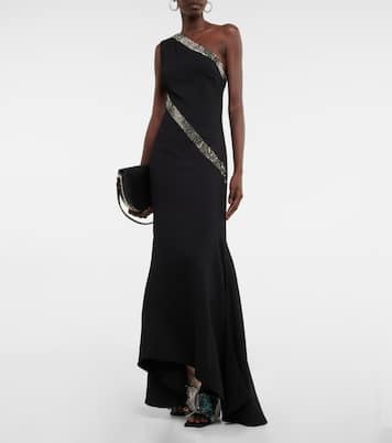 Embellished one-shoulder maxi dress | Stella McCartney