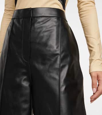 High-Rise-Hose aus Leder | Loewe